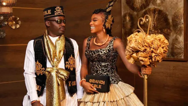 Aworan Taiwo Cole ati iyawo rẹ