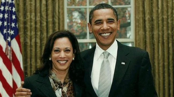 Obama and Harris