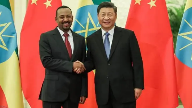 MM Abiy Ahimad fi Pireezidant Zhii Jinping