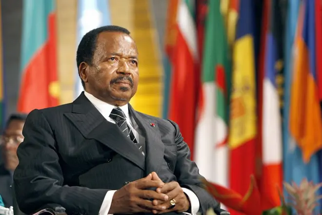 Le président Camerounais Paul Biya