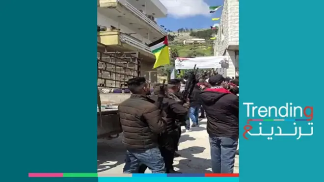 إطلاق نار كثيف في نابلس احتفاء بشفاء مدير أمن جامعة النجاح من #كورونا!