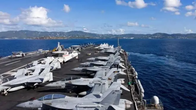 ناو هواپیمابر یو‌اس‌اس جرالد آر. فورد به سمت خاورمیانه حرکت می‌کند و در آبهای نزدیک ایران مستقر خواهد شد