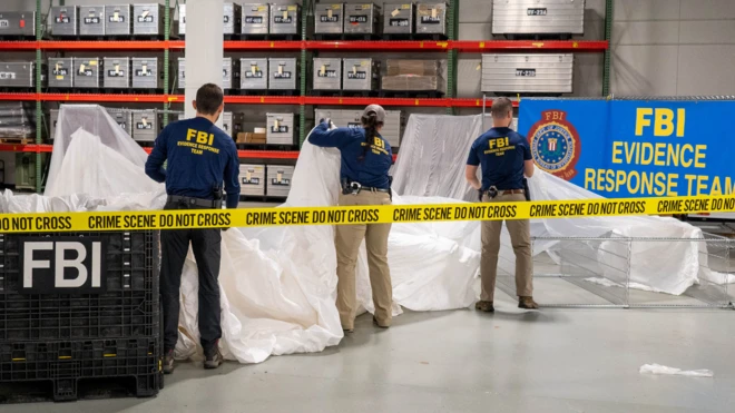 美國聯邦調查局的人員正在調查進入美國上空的中國氣球。