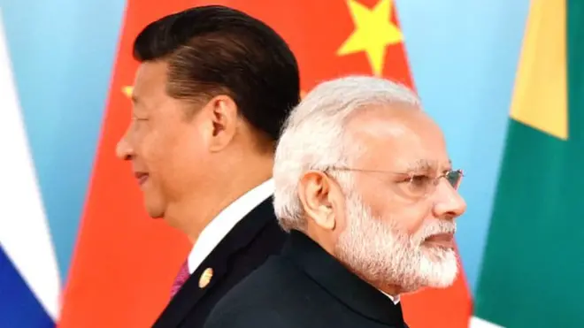 नरेंद्र मोदी, शी जिनपिंग