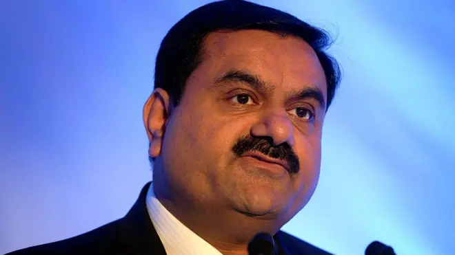 O empresário Gautam Adani