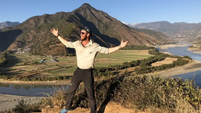 Ash Dykes's trek across China took 352 days