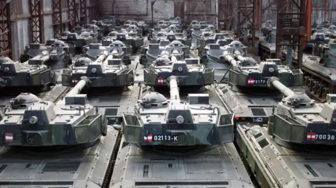 Leopard-1 на зберіганні у Бельгії