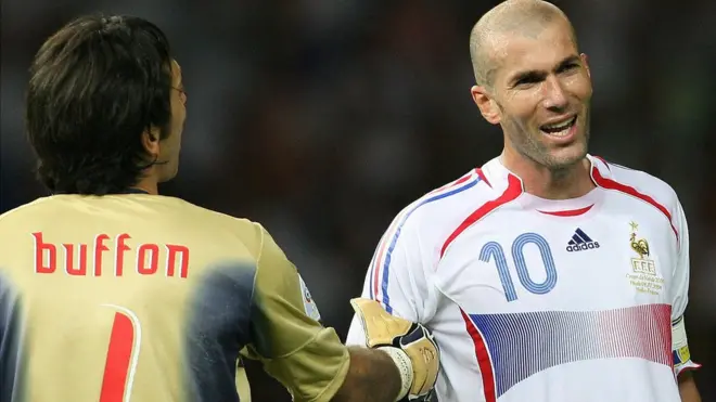 زیدان و بوفون