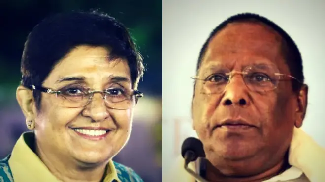 किरण बेदी, वी नारायणसामी