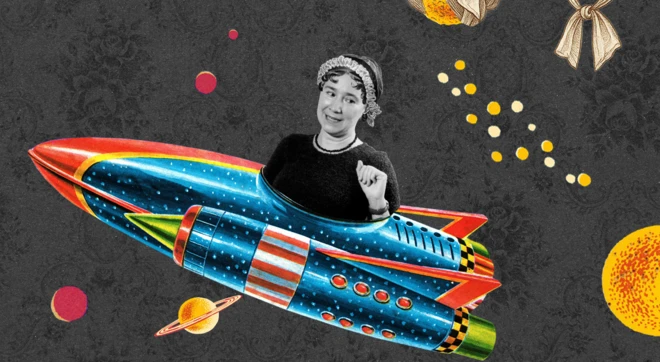 Екатерина Шульман в образе Джейн Остин