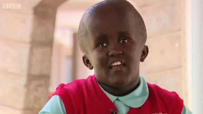 Angel Wanjiru souffre d'hydrocéphalie congénitale et se souvient d'avoir souffert des moqueries des autres