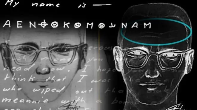 Фоторобот "Зодіаку" зі свідчень жертв