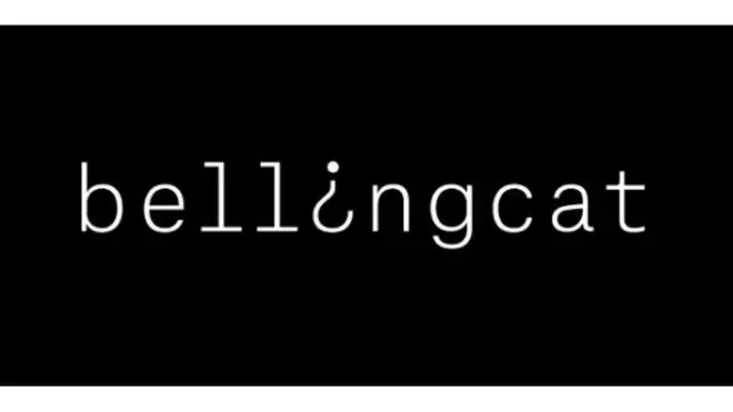 Captura de pantalla de la página oficial de Bellingcat.