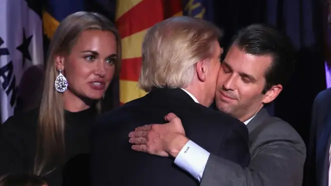 Трамп с сыном