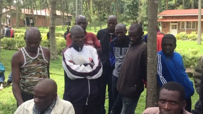 Bamwe mu bahoze ari abarwanyi ba FDLR bari mu kigo cya Mutobo mu majyaruguru y'u Rwanda