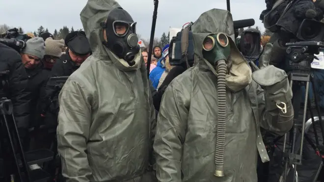 митингующие