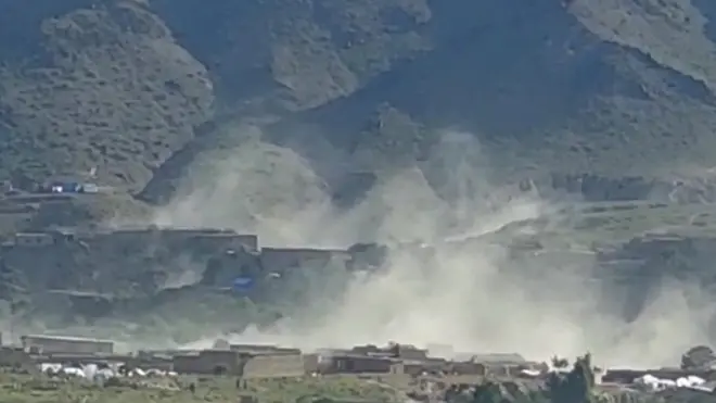 په افغانستان کې د طالبانو سرچینې وايي، د پکتیکا ولایت ګیان ولسوالۍ کې یوځل بیا د "شدیدې" زلزلې له امله ځینې کورونه ویجاړ شوي