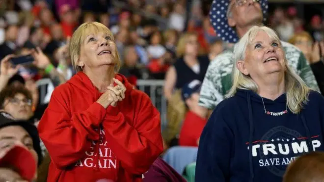 تجمع لأنصار ترامب في ولاية بنسلفانيا خلال شهر يوليو/ تموز.