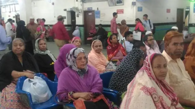 ঢাকার বারডেম হাসপাতালে ডায়াবেটিক রোগীর ভিড়। বাংলাদেশে এক কোটির বেশি মানুষ ডায়াবেটিসে আক্রান্ত