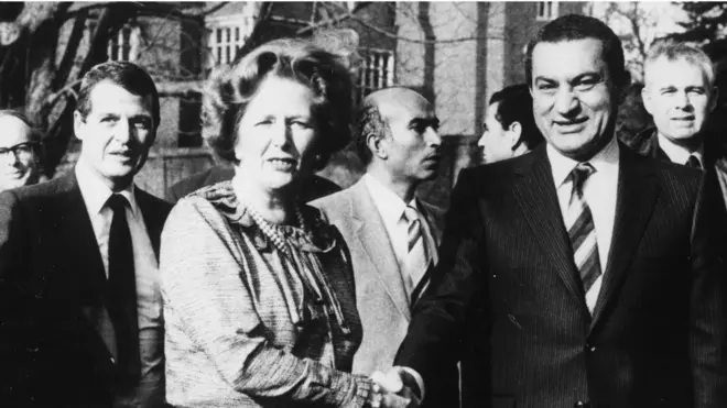 ثاتشر ومبارك