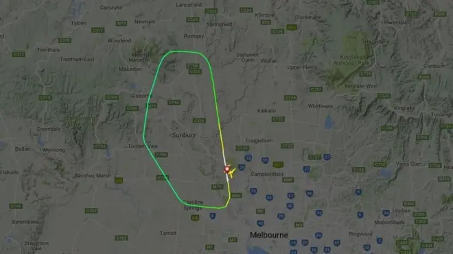 لم تحلق الطائرة لأكثر من 15 دقيقة