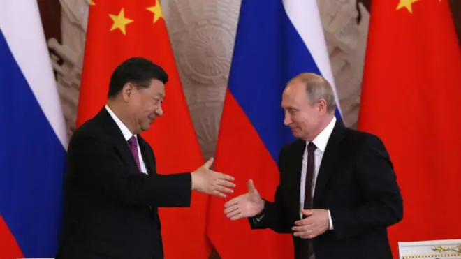 Xi asegura que Putin es su "mejor amigo".