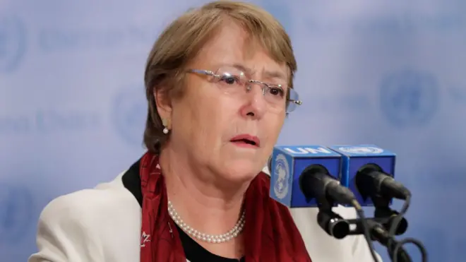 UNtti Komishinara olaanaa Mirgoota Namoomaa (OHCHR) Misheel Baachelet, 2018