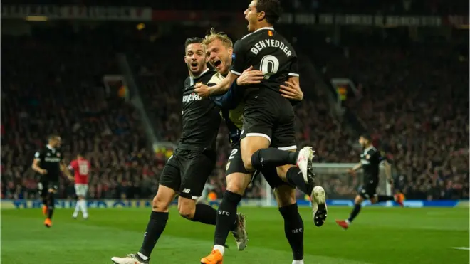 Wissam Ben Yedder e nyela golụ asatọ na Champions League na-agba nke a