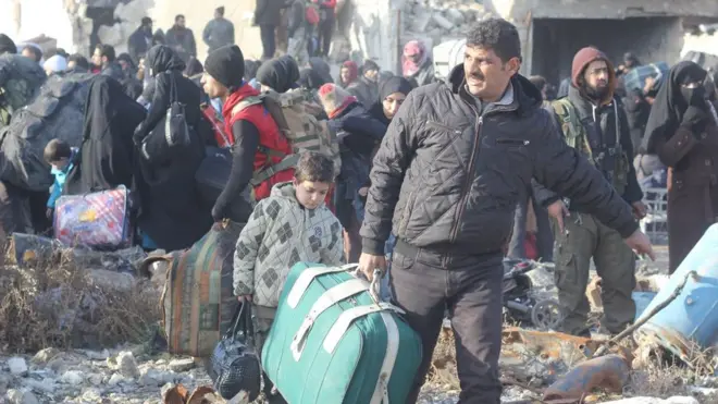 رحلة الهروب من حلب