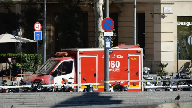 Las Ramblas est une rue piétonne et touristique au coeur Barcelone