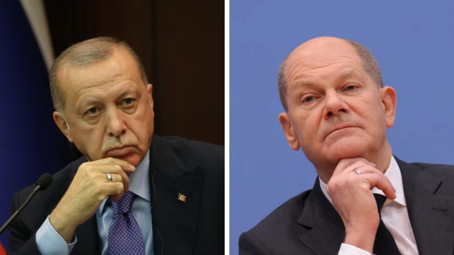 Erdogan ve Scholz