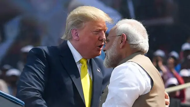 डोनाल्ड ट्रंप, नरेंद्र मोदी