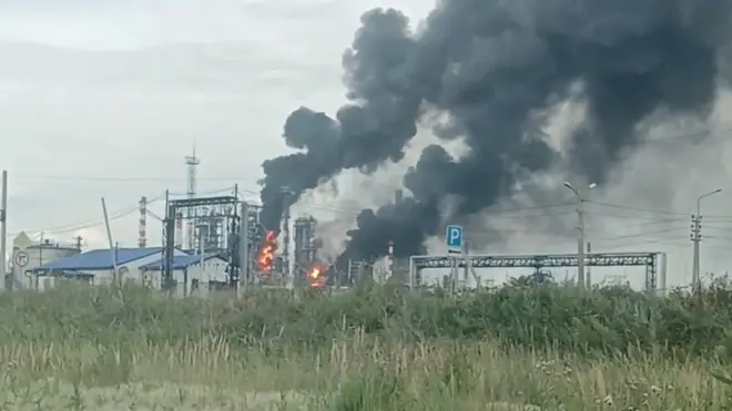 Пожежа на Омському НПЗ