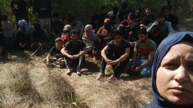 Mahsur kalan Suriyeli göçmenler