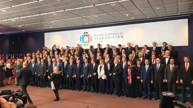 مقام‌های عالی رتبه ده‌ها کشور جهان در بروکسل به منظور کمک به افغانستان جمع شده اند
