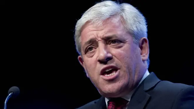 " يشغل جون بيركو منصب رئيس مجلس العموم البريطاني منذ عام 2009