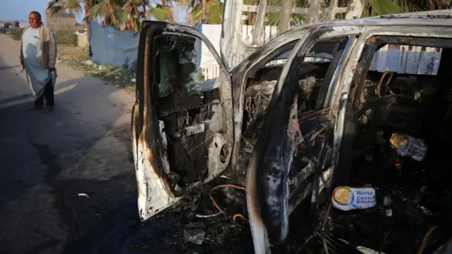 Уничтоженный автомобиль