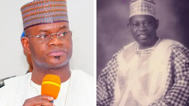 Aworan Gomina Yahaya Bello ati MKO Abiola