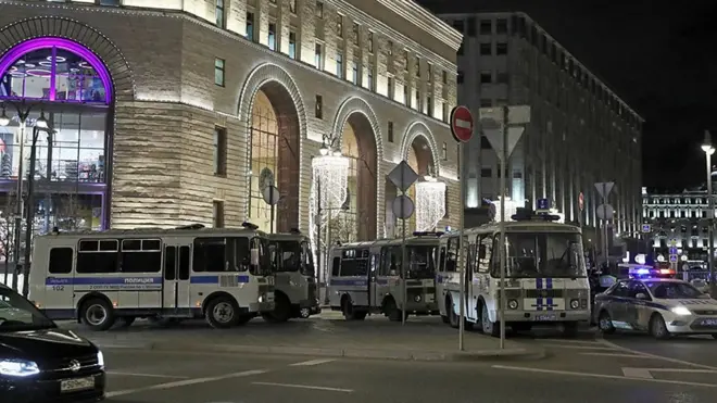 Полиция у здания ФСБ