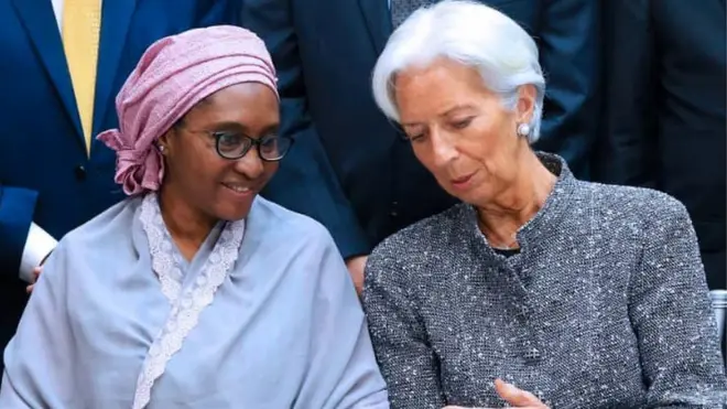 Zainab Ahmed and IMF Christine Laggard