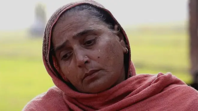 परमजीत कौर (गुरप्रीत सिंह की मां) गांव सफेड़ा, पटियाला में अपने घर पर