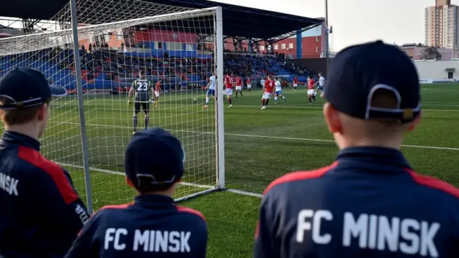 Матч у Мінську 28 березня 2020 року