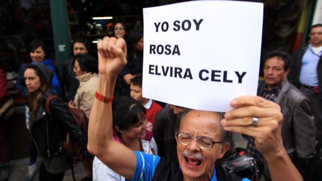Colombianos protestam contra decisãocomo acertar todos os palpites de jogos de futebolPrefeitura que culpou Rosa Elvira Cely por seu próprio assassinato