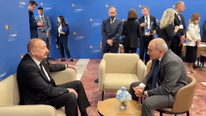 İlham Əliyev və Nikol Paşinyan