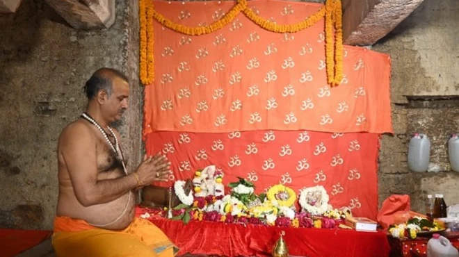 व्यास तहखाने में पूजा