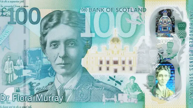 Scottish 100 banknote among the world s most beautiful BBC News