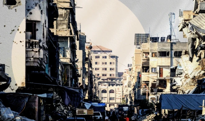 La ville de Beit Hanoun, située à seulement 2 km de la frontière, a été l'une des premières zones touchées par les frappes israéliennes. Elle a subi de lourds dégâts.