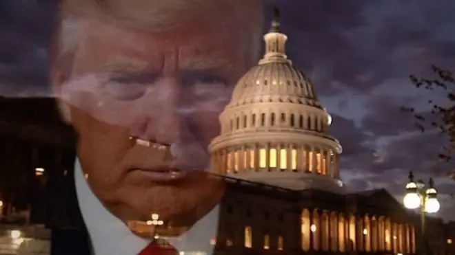 트럼프 대통령과 백악관