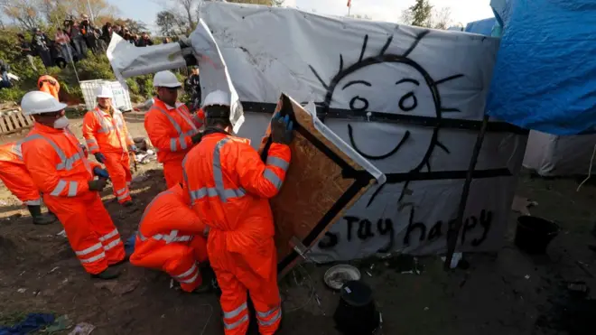 демонтаж лагеря