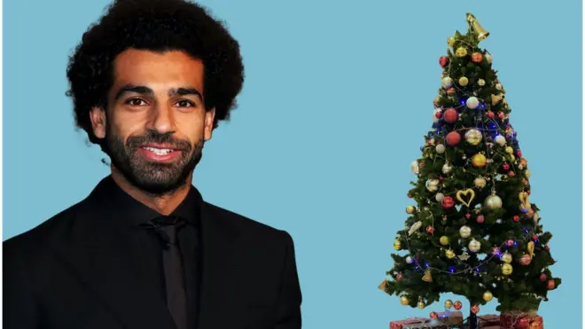 محمد صلاح وشجرة الميلاد